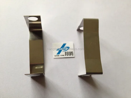 Fk-Etd34 Klip Pemasangan Transformator SUS301 Sk7 Klip Pegas Stainless Steel Berlapis Timah Klip Transformator Konektor Baterai Lithium Strip Nikel Murni