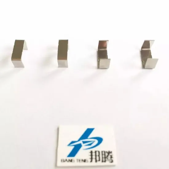 Klip Bobbin Stamping Presisi Tinggi Klem Stainless Steel untuk Ee8.3 Transformator Frekuensi Tinggi Bagian Bobbin Transformator Suku Cadang Sepeda Motor