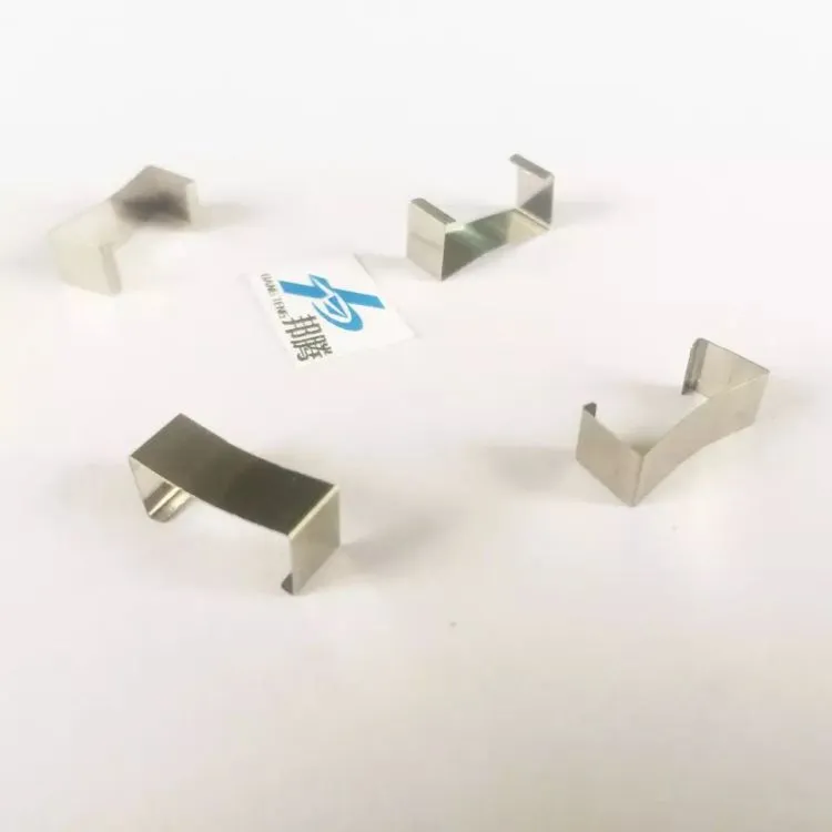 Custom Stainless Steel Spring Clamps for Ferrite Core Precision Stamping SUS 301 Transformer Iron Clamps Bobbin Transformer Motorcycle Parts Stainless Steel