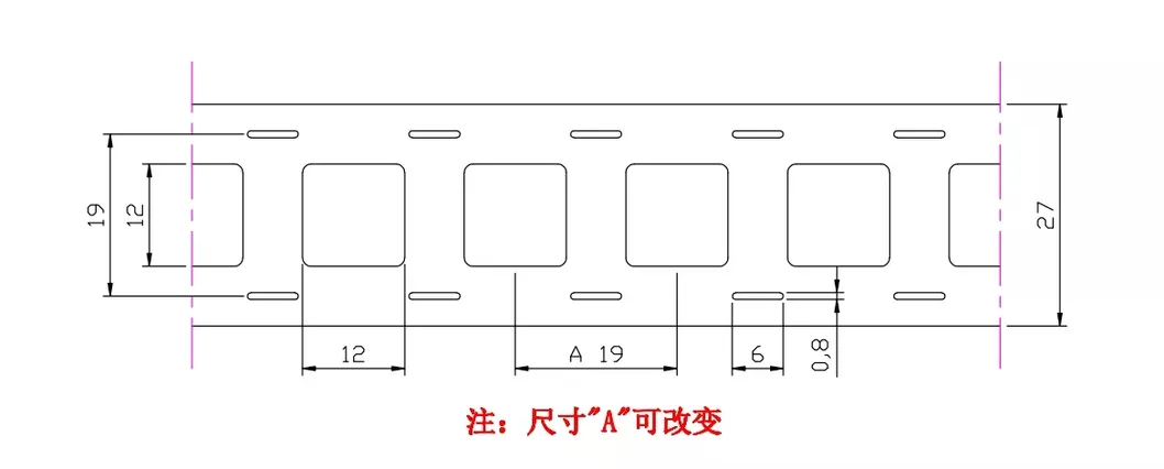 2p 18650 Spot Welding Nickel Tape Spacing 19mm Spot Welding Battery 99.5% Pure Nickel Strip