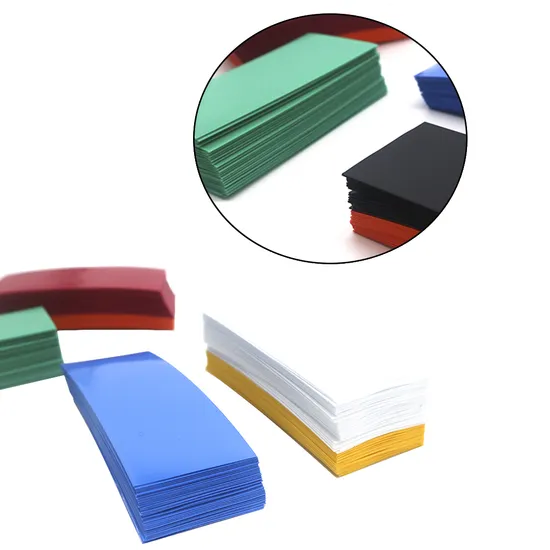 0.15mm Tebal 260mm Lebar Film PVC Penyusut Panas Paket Baterai Lithium Film Penyusut PVC Tas Penyusut Panas Baterai Daya Film Pembungkus PVC Penyusut