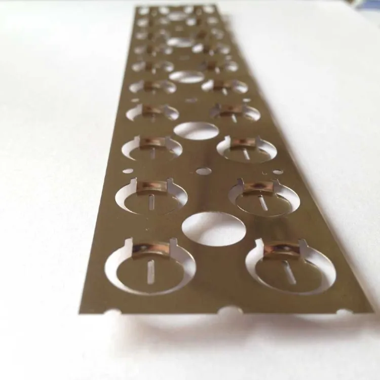Car Battery System Precision Stamping Tabs Nickel Sheet Spot Welding Nickel Busbar