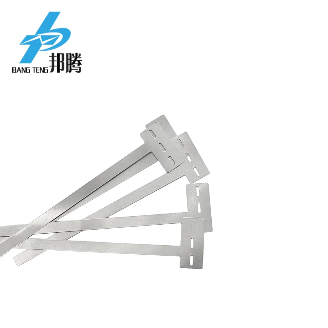 99.9% Pure Nickel Sheet for Lithium Battery Welding Connector T Type Nickel Plated Steel Tabs