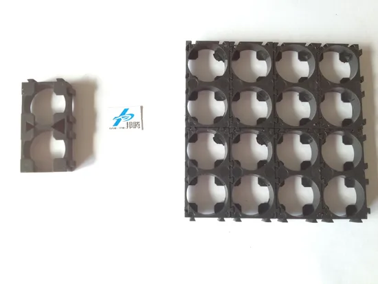 Pemegang Baterai Lithium Tahan Api dari Plastik ABS Grosir 18650 2p Spacer Pemegang Baterai untuk Paket Baterai