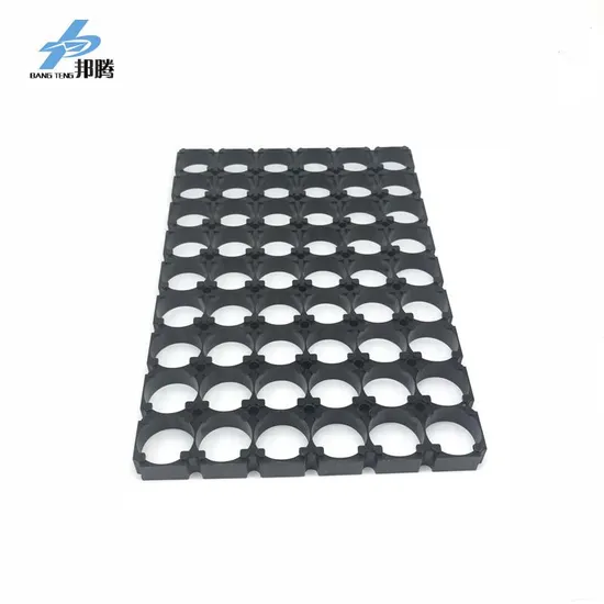 Spacer Sel Baterai Kustom 6s9p Pemegang Baterai 18650 untuk Paket Baterai Penyimpanan Baterai Pengisi Daya Pemegang Sel Baterai Plastik