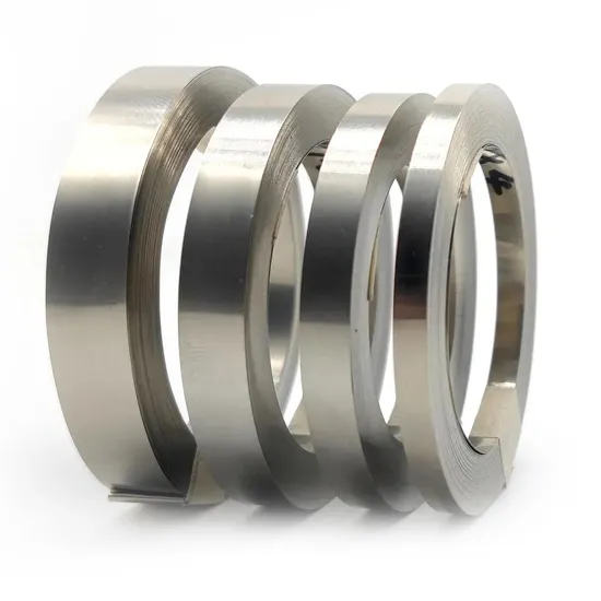Pasokan Pabrik Strip Nikel Pelapis 0.2mm Foil Nikel 0.1 Foil Brazing Nikel