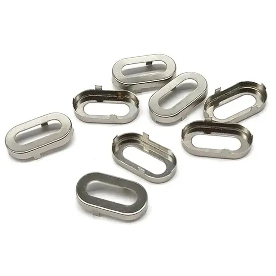 Piringan Donat Perangkat Kancing Paduan Tembaga Pemrosesan Peluru Soket Stainless Steel Kontak Peluru