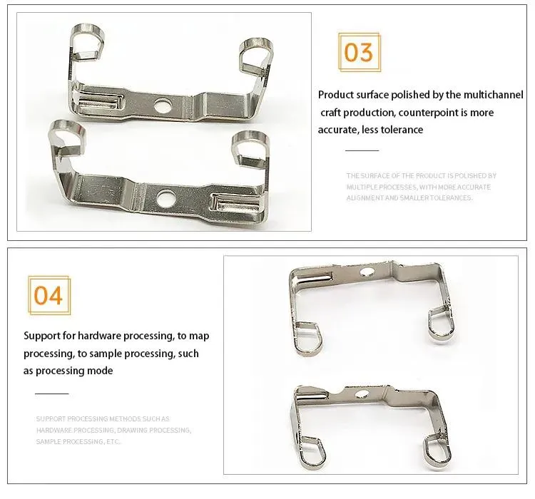 Hardware Supplies Stainless Steel Shrapnel Copper Sheets Stamping Parts Battery Shrapnel for Sockets