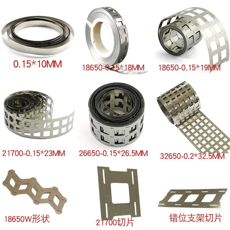 1p/ 2p/3p/4p/5p/6p Pure Nickel Foil/Tin Plated Nickel Strip 18650 32650 26650 21700 for Battery