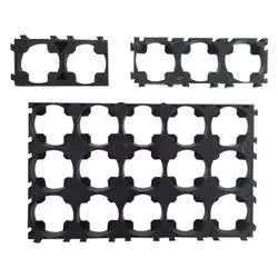 Penjepit Plastik Spacer Sel Baterai Lithium Kustom 18650 untuk Paket Baterai DIY