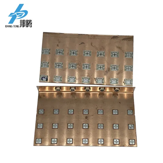 Lembar Konektor Paket Baterai Kustom Pelat Daya 18650 21700 Busbar Las Nikel Tembaga Murni