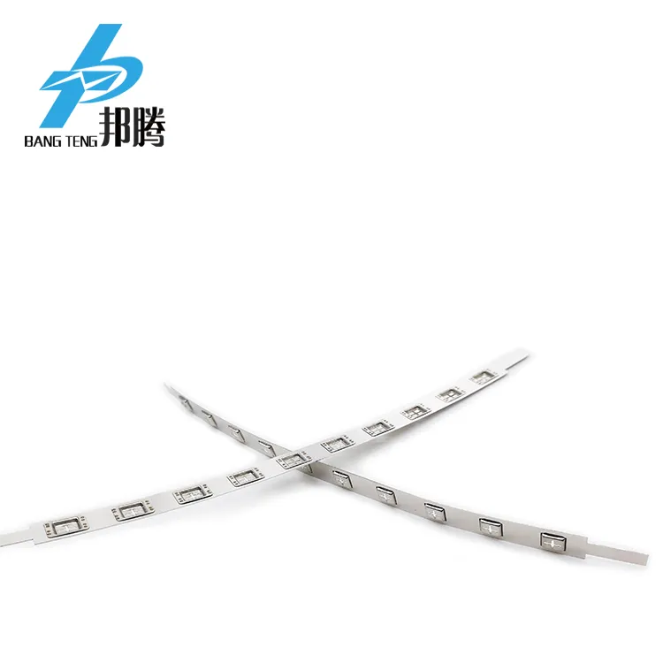 18650 Battery Spot Welding Copper Ground Busbar Nickel Plated Steel Strip