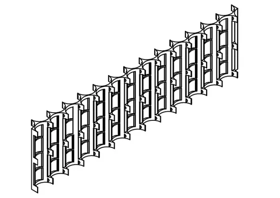 2s13p 2X13 18650 Tempat Baterai 13p2s Braket Baterai Lithium ABS