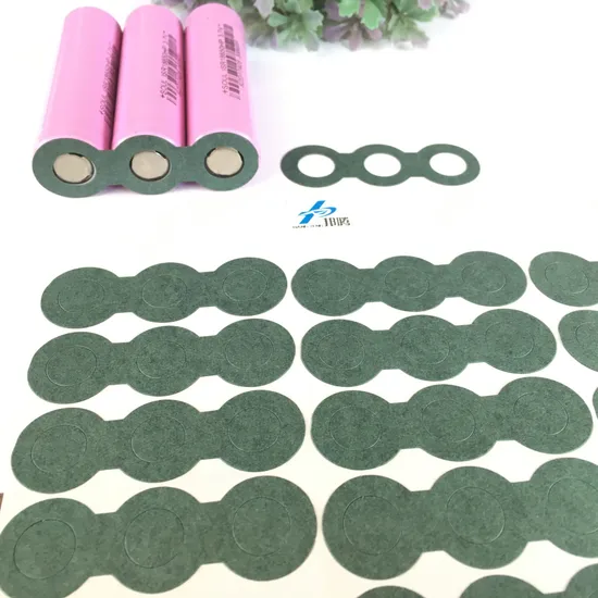 Produsen Pemotongan Die Kertas Cangkang Hijau Kertas Isolasi Gasket 18650 3p Baterai Lithium Kertas Barley