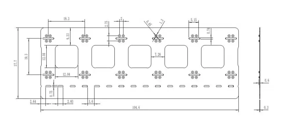 0.3mm Thickness 18650 Battery Connectors Nickel Strip Easy Welding Pure Nickel Sheet with Bumps