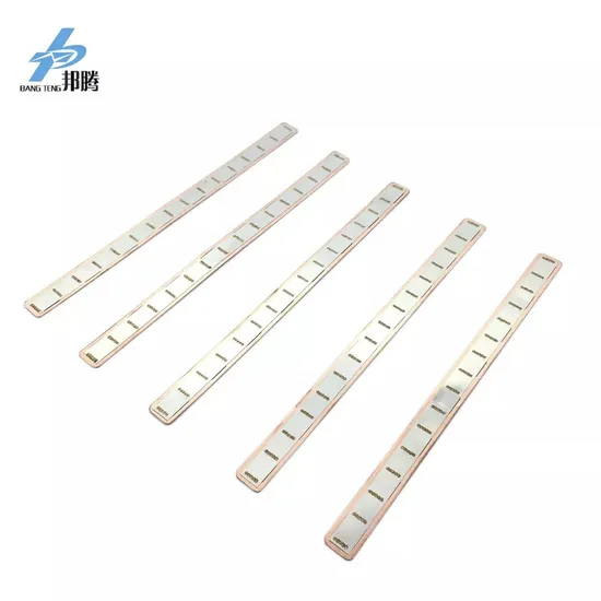 Grosir 8p 18650 Busbar Tembaga Paket Baterai Busbar Konektor 18.5mm 18650 Pelat Tembaga Nikel Busbar Tembaga Datar