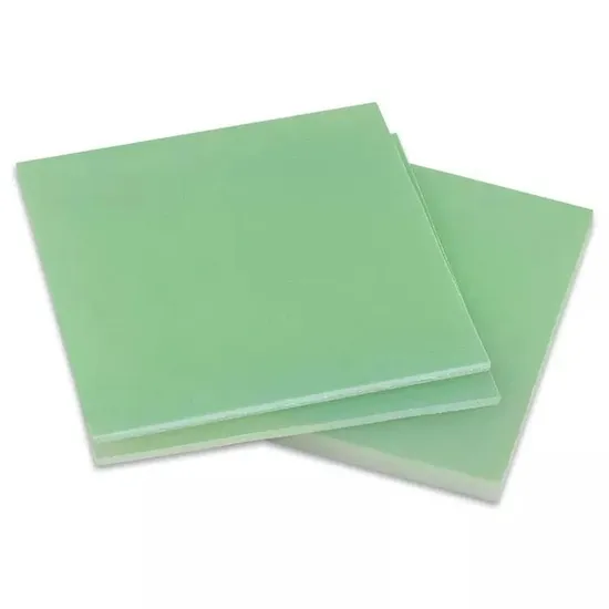 Papan Epoxy Resin Kustom Fr4 Papan Isolasi Hijau untuk Bahan Isolasi Transformator Spacer Baterai Kustom