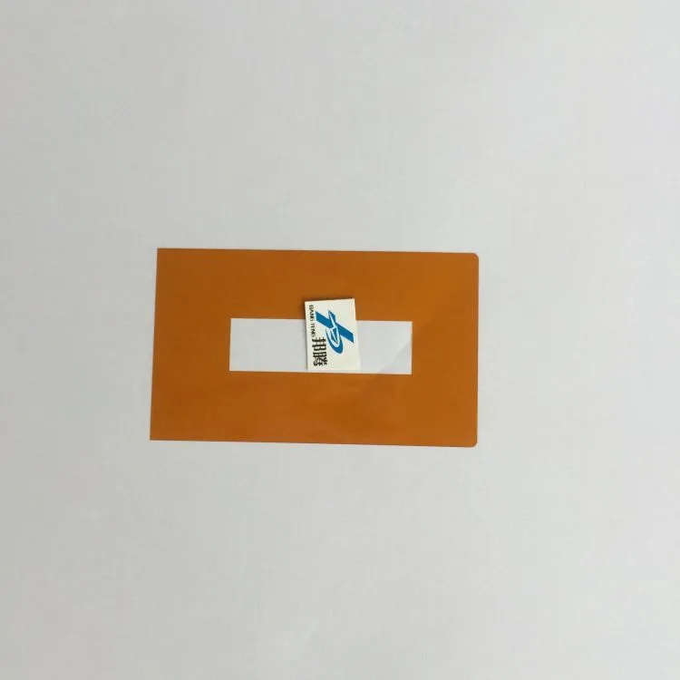 Custom Heat Resisting Insulated Tawny Kapton Sheet Transformer Self-Adhesive Kapton Tape Electric Insulation Barley for Battery Lithium Battery Connector