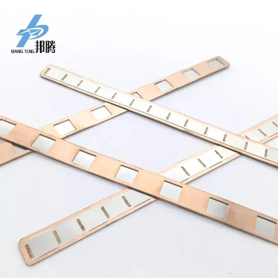Grosir 8p 18650 Busbar Lembar Tembaga Nikel Paket Baterai Konektor Busbar 18.5mm Strip Berlapis Tembaga Lembar Foil Tembaga Konektor Baterai