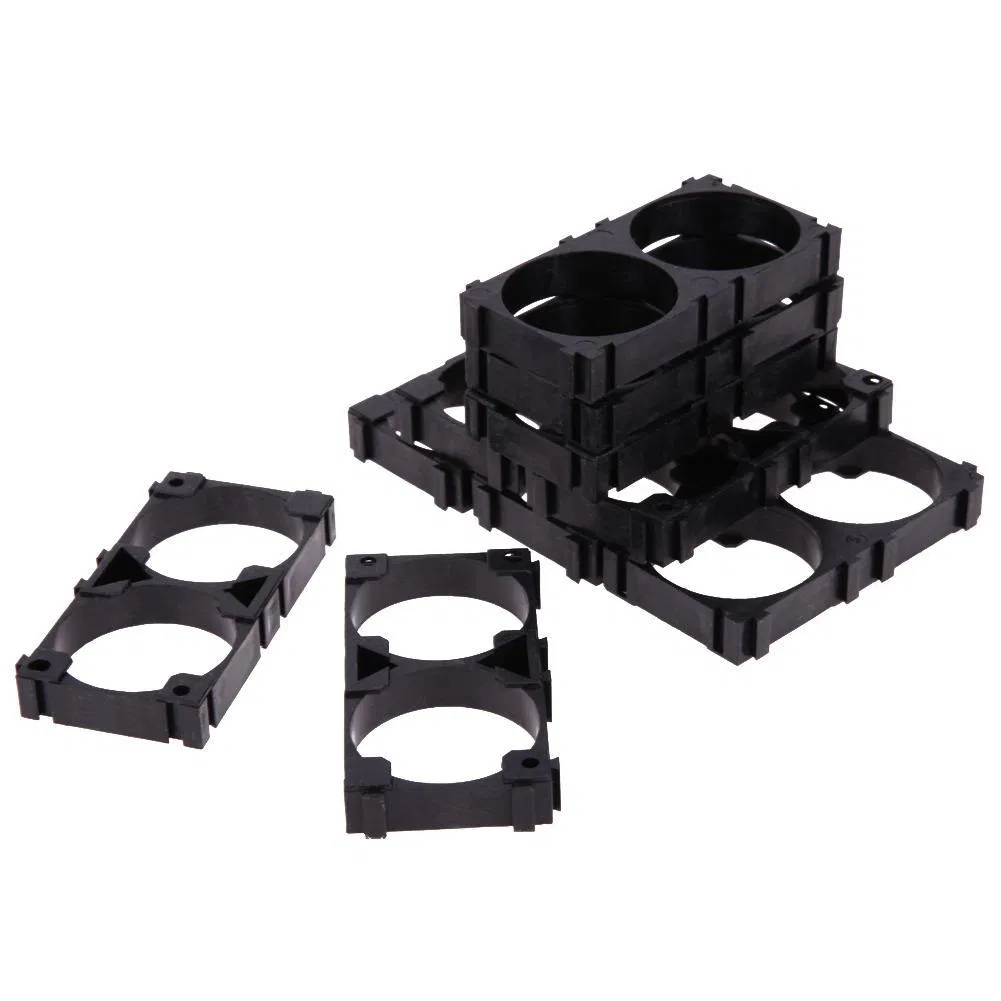 Wholesale Lithium Cell Space Holders 2p Plastic Cell Holder Bicycle ABS 32650 32700 2X 32650 Battery Holder Plastic Cell Battery Holder