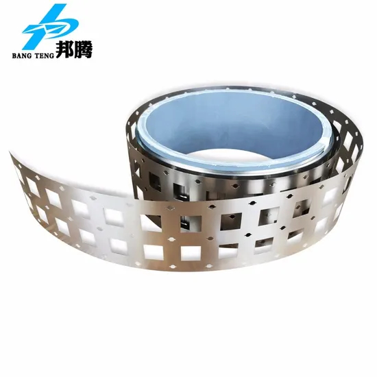 Pengelasan Konektor Baterai Lithium 34.5mm Jarak 4p 32650 Strip Nikel Murni Konektor Baterai Lithium Harga Nikel Murni Strip Baterai Lithium