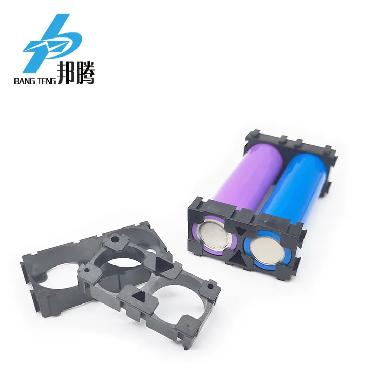 18650 Battery Holder Bracket Plastic 18650 2p Mounting Bracket Lithium Battery Holder Plastic Cell Battery Holder Battery Storage Battery Charger