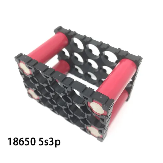 5s3p 18650 Penyangga Baterai Cangkang Radiator Plastik Hitam Stabil Panas 18650 Braket Penampung Baterai DIY
