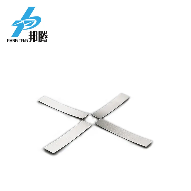 Custom Battery Nickel Plate 0.12mm Used for 18650 21700 26650 32650 Nickel Plated Steel Sheet Lithium Battery Connector Battery Nickel Sheet Plate Nickel Plate