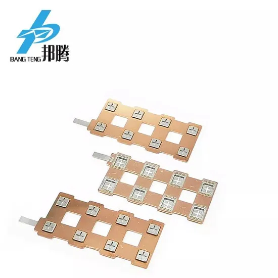 Konektor Baterai Lithium Siap Kirim Grosir 18650 2s4p untuk Busbar Baterai Tembaga Grosir Busbar Tembaga Konektor Busbar Pasokan Daya