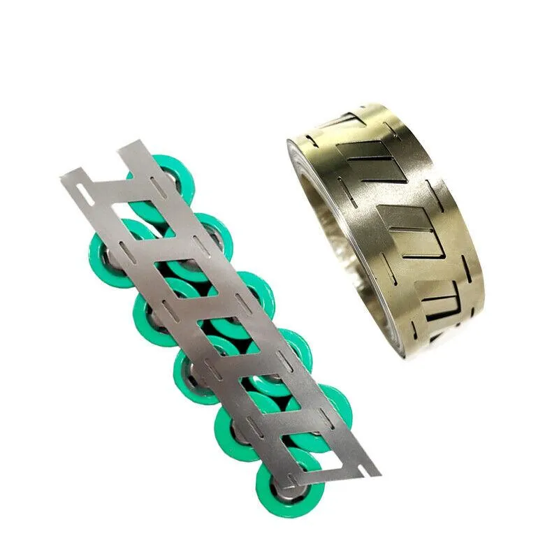 1m 0.15*22.5mm 2p Offset Pure Nickel Strip Battery Spot Welding Nickel Belt 21700