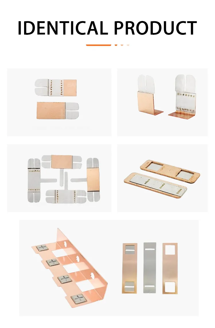 Battery Busbars Lto Spot Welding Copper Nickel Sheet Copper Sheet Connector Busbar for Battery