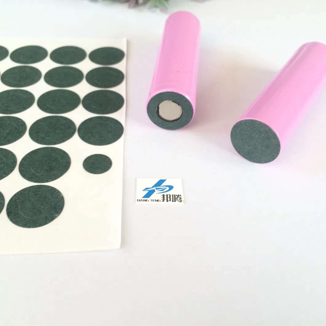 Adhesive 18650 1p Battery Insulation Insulator Fish Paper 18650 Battery Hollow Positive Insulation Washer