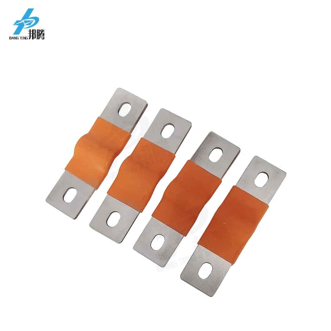 230A Prismatic Battery Connector Copper Flexible Busbar C11000 T2 2mm Copper Foil Laminated Copper Busbar