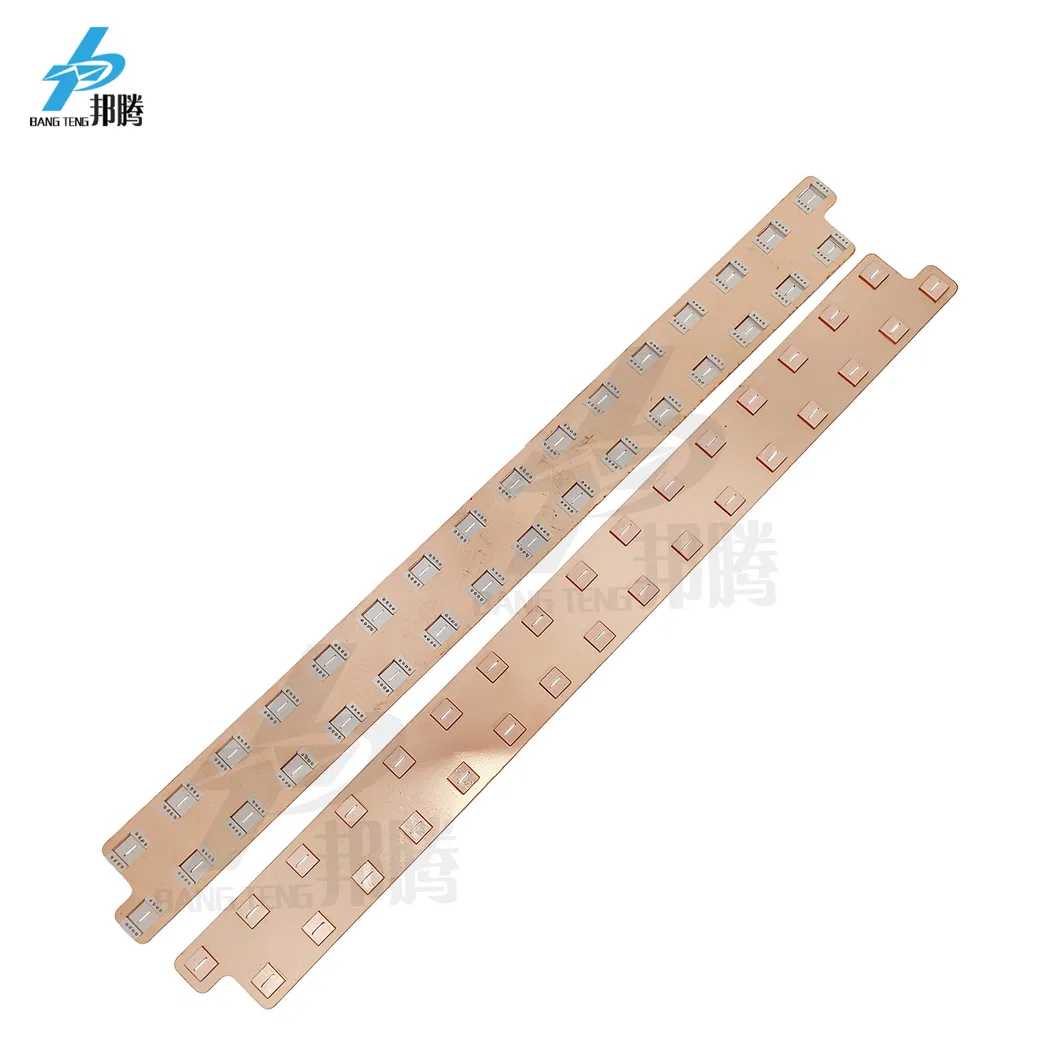 Oblique Row 21700 Copper-Nickel Composite Sheet 22.7mm Spacing 0.5mm Copper Row Over-Current Welding Sheet Cut-to-Order