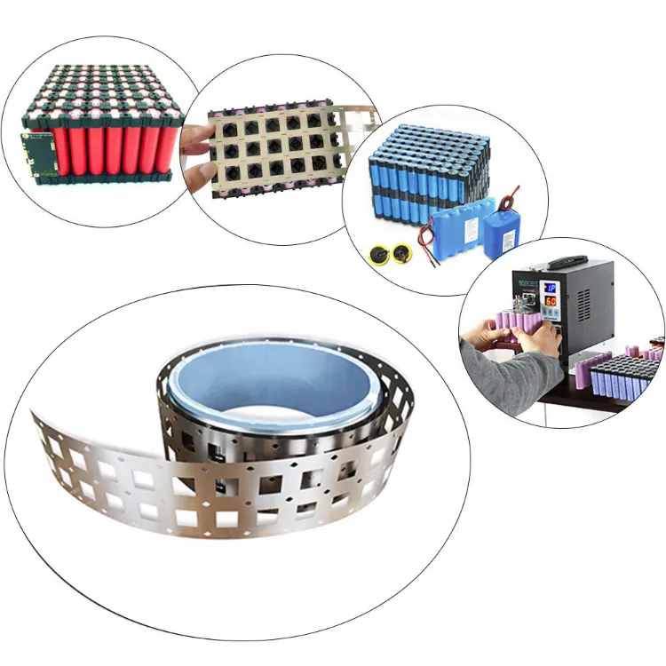 Wholesale Lithium Battery Connector Welding 34.5mm Spacing 3p 32650 Pure Nickel Strip Nickel Strip for Battery Nickel Battery Strip