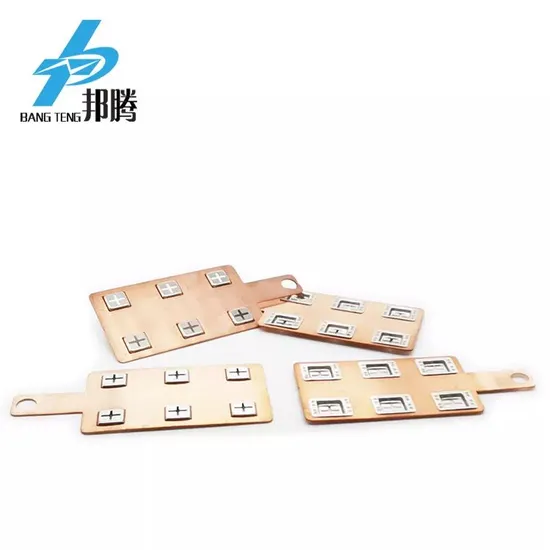 Konektor Baterai Lithium Tinned Copper Busbar Kustom 18650 2X3 Konektor Baterai Ion Lithium