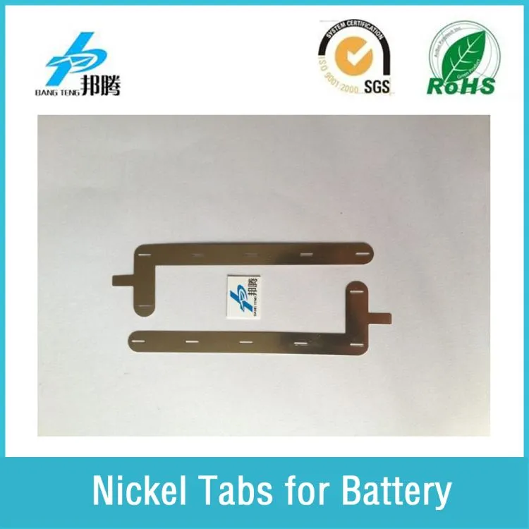 Spot Welding Battery Tabs Battery Pack Solder Tabs 0.2mm Nickel Tabs for Battery Lithium Battery Connector Pure Nickel Strip Pure Nickel Price Nickel Sheet Busb