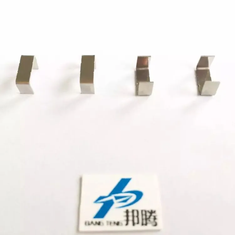 High Precision Stamping Bobbin Clips Stainless Steel Clamps for Ee8.3 High Frequency Transformer Bobbin Transformer Motorcycle Parts Hardware