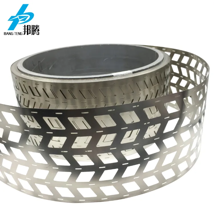 High Quality 2p Offset Pure Nickel Strip for 21700 Battery Pack Welding Nickel Strip Lithium Battery Strip Pure Nickel Price Pure Nickel Strip