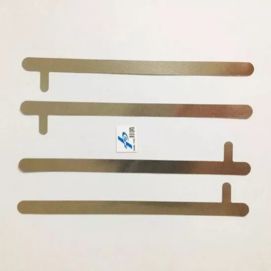 Tab Solder Baterai Kustom Tab Solder Nikel untuk Membangun Kembali Baterai Strip Nikel untuk 18650 Konektor Baterai Nikel Murni Harga Konektor Baterai