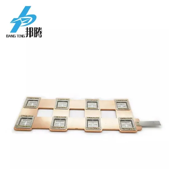 Konektor Baterai Lithium Siap Kirim Grosir 18650 2s4p untuk Busbar Baterai Tembaga Grosir Busbar Tembaga Konektor Busbar Pasokan Daya