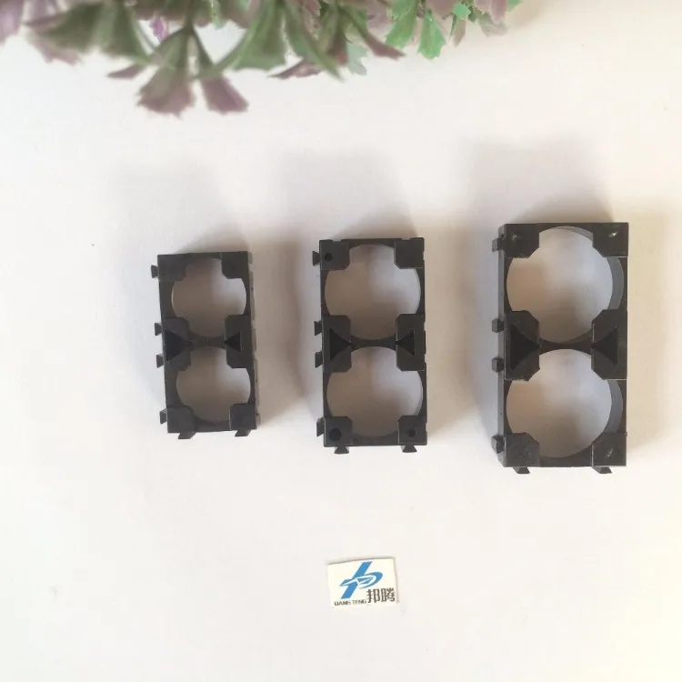 21700-2p Wholesale Battery Spacer Fireproof 21700 2p Plastic Lithium Battery Holder Bracket Plastic Cell Battery Holder Battery Storage Battery Charger