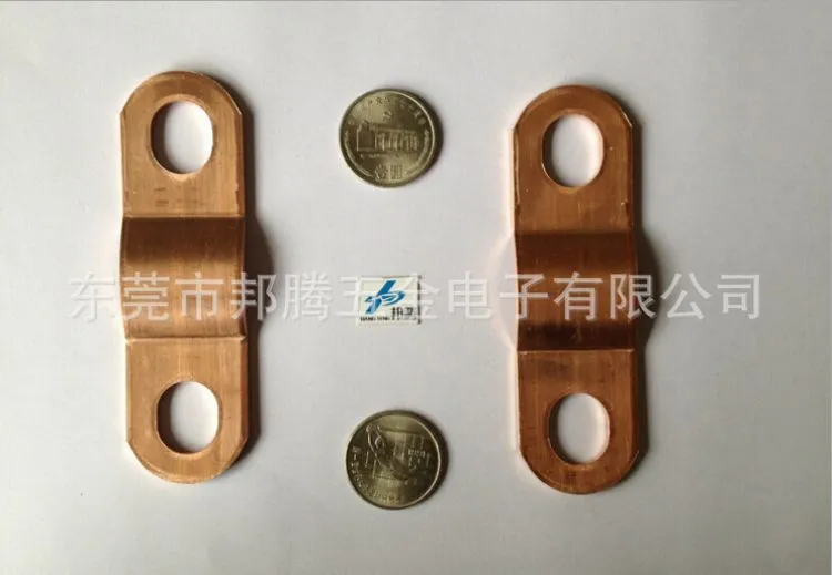 Precision Stamping Metal Hardware Red Copper Sheet for Battery Pack 200ah Spot Welding Copper Foil Solder The Nickel Sheet Connector