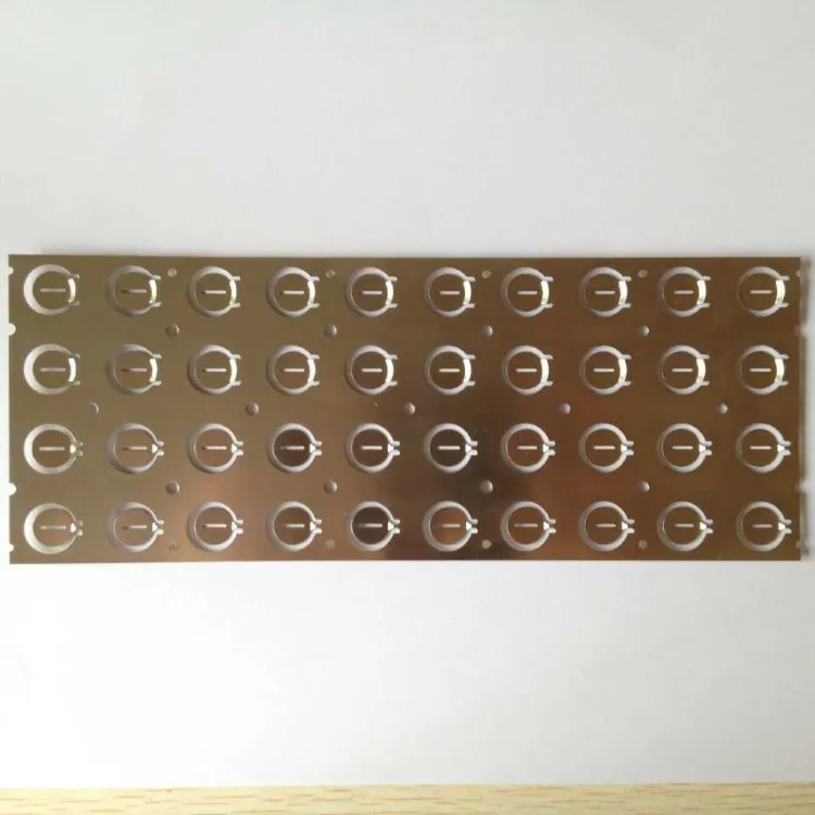 Car Battery System Precision Stamping Tabs Nickel Sheet Spot Welding Nickel Busbar