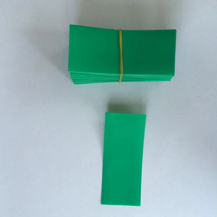 Colorful Single Battery Wrapping Heat Shrink Tube 0.1mm Thickness PVC Heat Shrink Battery Wrap Lithium Battery Pack Film PVC Shrink Film Lithium