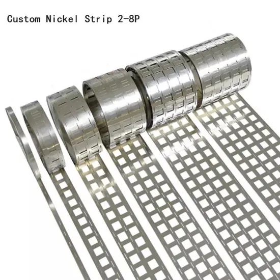 Bagian Paket Baterai Sepeda Listrik Konektor Baterai Strip Nikel untuk 18650 2-8p