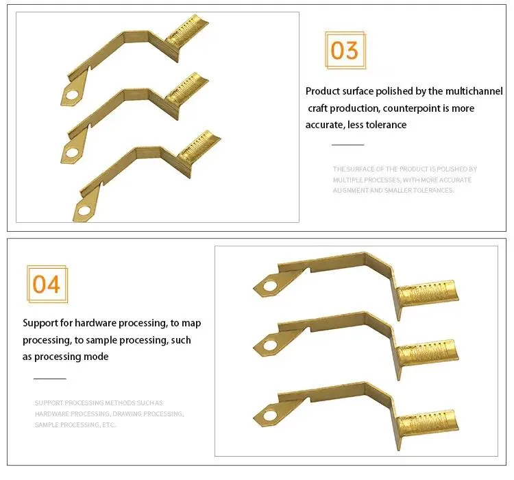 Switch Socket Power Supply for Relays Sockets Small Appliances Smart Meters Shrapnel Brass Copper Polished Stamping Parts
