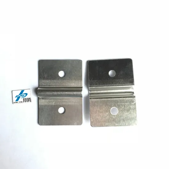 Kustom 0.8mm Batang Aluminium Pemotongan Presisi Perangkat Konektor Baris Bagian Stamping Aksesori Baterai Lembaran Aluminium