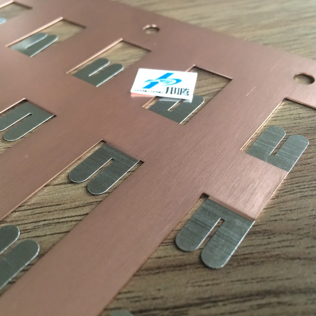 Flexible Copper Busbar Nickel Plated Copper Busbar Battery Connector