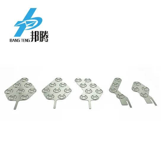 Bagian Stamping Logam Kustom 18650 21700 26650 Strip Baterai Lithium Keping Nikel Murni